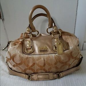 Coach Op Art Ikat Sabrina in Gold
